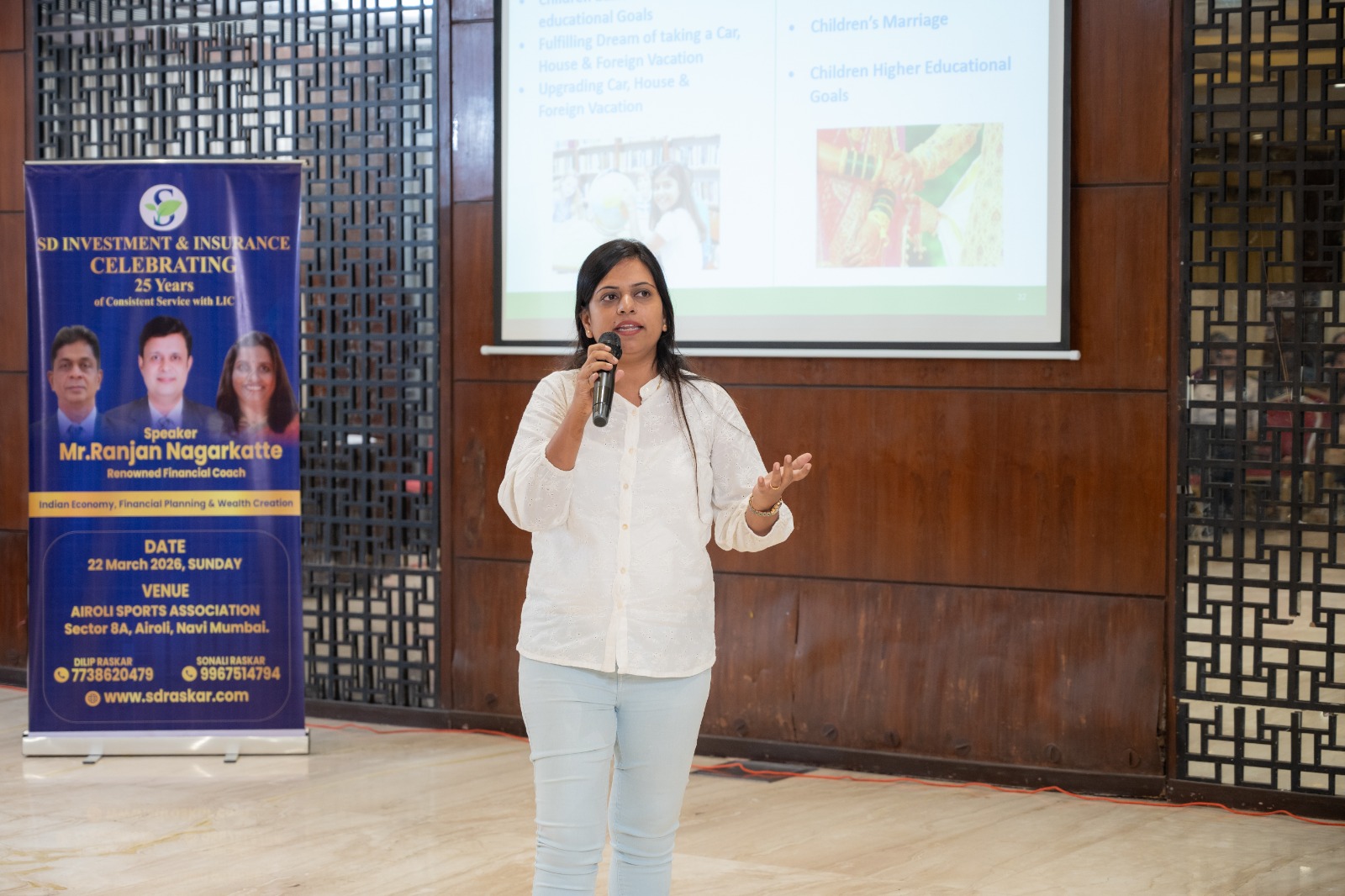 Mrs. Vrushali Pawar Vote of Thanks and revising all main points.