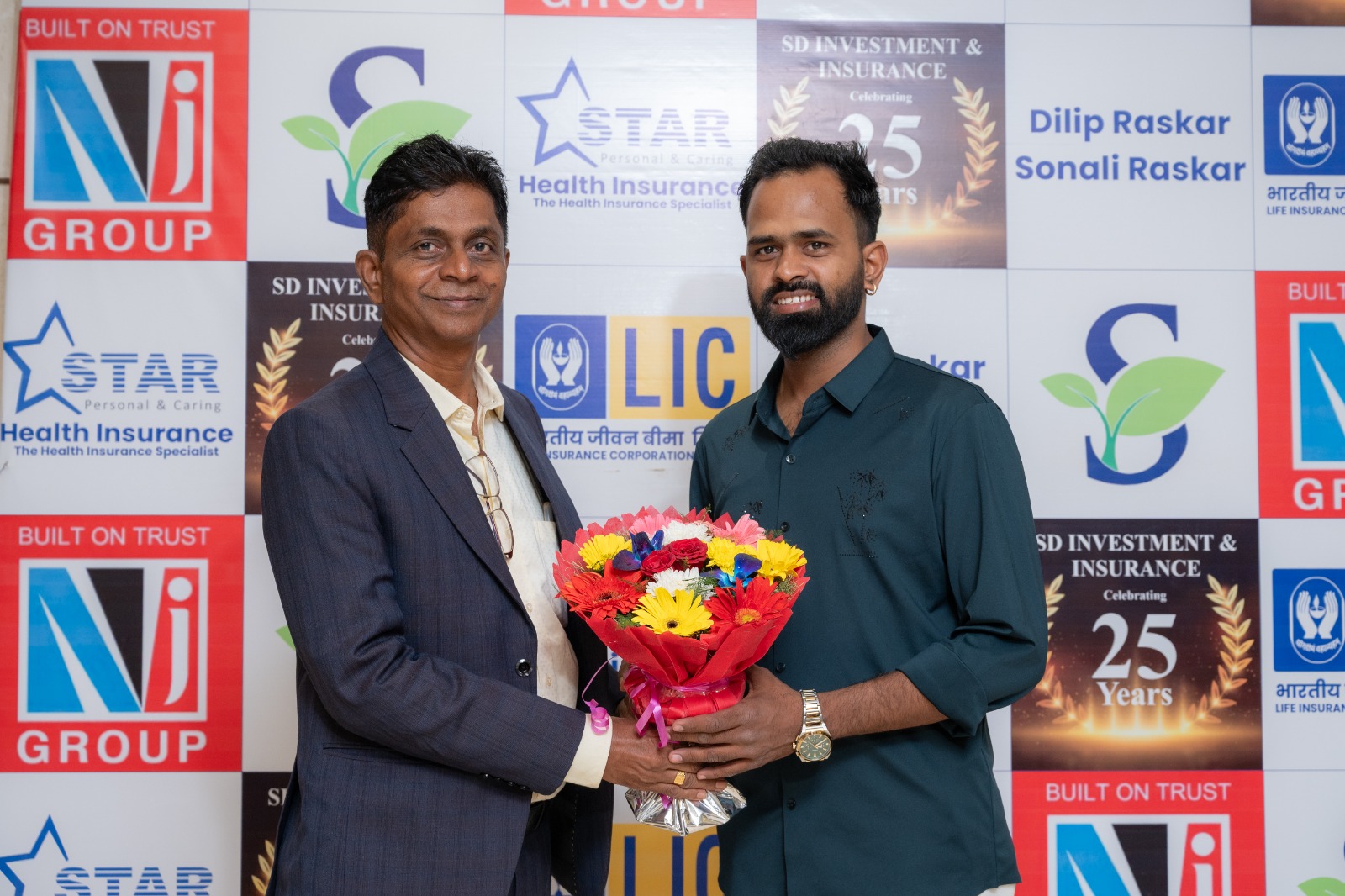 Mr., Amole K Good Wishes for celebrating 25 yrs silver gublee