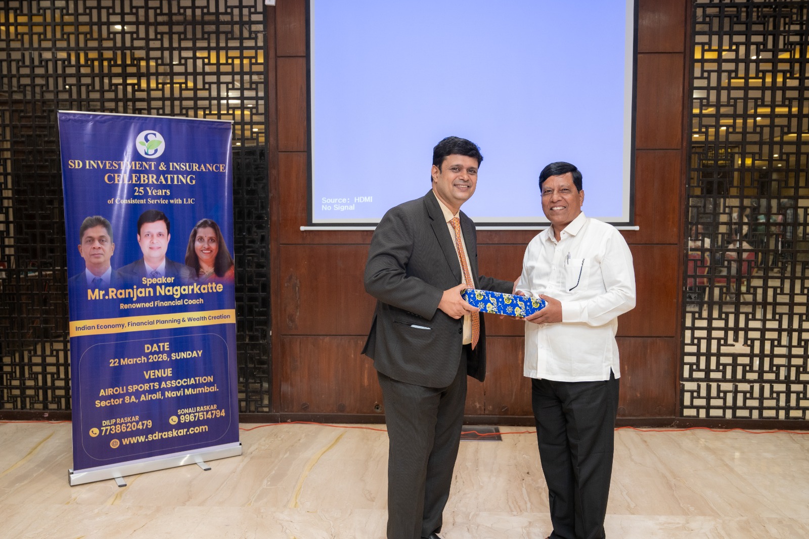 Mr. G S patil Lucky draw winner